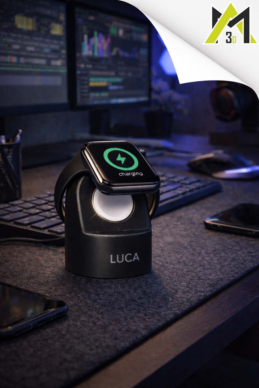Dock per apple watch personalizzata