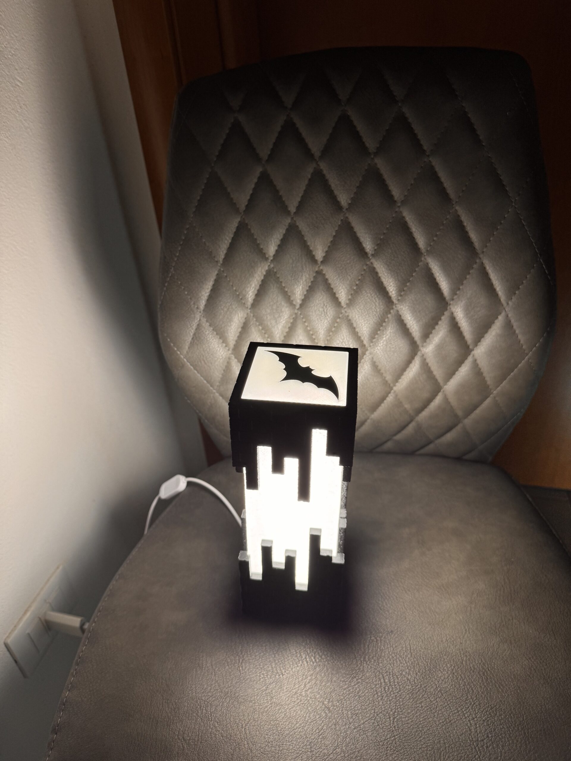 Lampada Cubo Modulare 3D, Batman