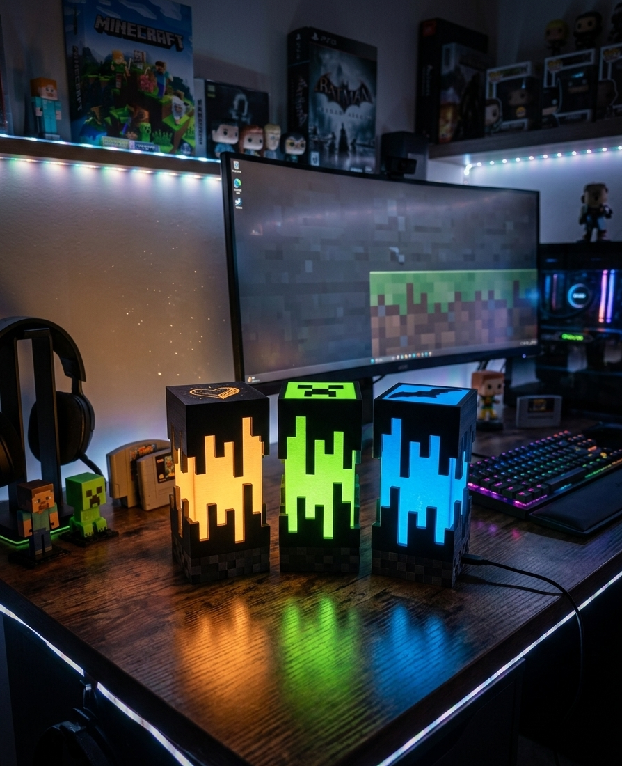 Lampada personalizzabile con temi diversi